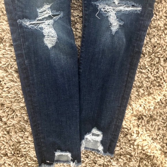 Madewell 9in High Rise Distressed Skinny, 32R - Picture 2 of 7